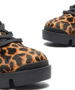 Sale Calista Leopard-Printed Leather Bootie 14 Sale Calista Leopard-Printed Leather Bootie