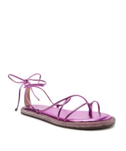 Sale Kittie Metallic Nappa Sandal