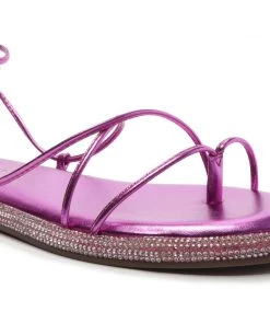 Sale Kittie Metallic Nappa Sandal