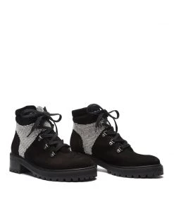 Sale Silvetty Nubuck & Rhinestones Bootie