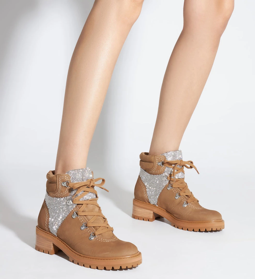 Sale Silvetty Nubuck & Rhinestones Bootie 5 Sale Silvetty Nubuck & Rhinestones Bootie