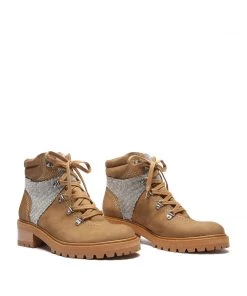 Sale Silvetty Nubuck & Rhinestones Bootie