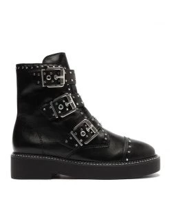 Sale Caligas Studded Combat Bootie