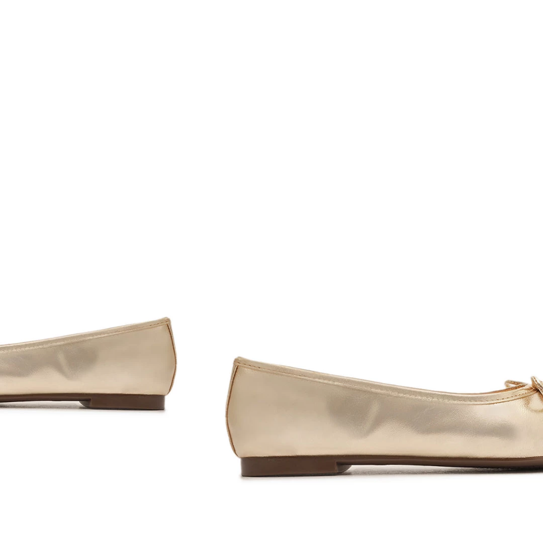 CO Arissa Metallic Leather Flat New In 7 CO Arissa Metallic Leather Flat New In