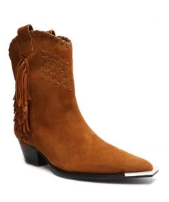 Coachella 22 Alexxa Suede Bootie Booties