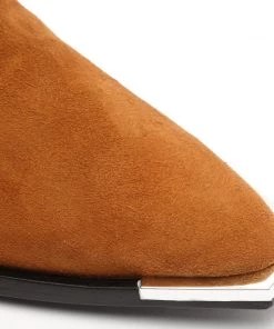 Coachella 22 Alexxa Suede Bootie Booties