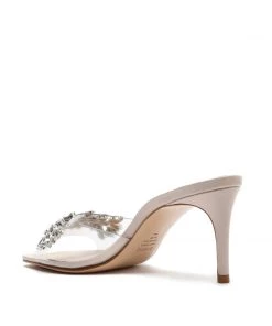 Sale Shary Vinyl & Nappa Leather Sandal