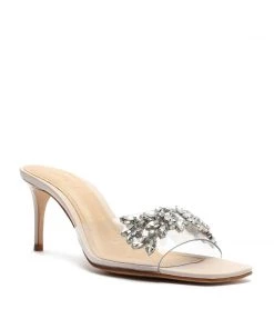 Sale Shary Vinyl & Nappa Leather Sandal