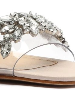 Sale Shary Vinyl & Nappa Leather Sandal