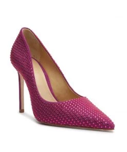 Sale Lou Crystal Nubuck Pump