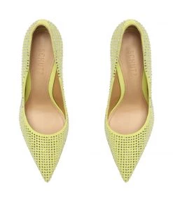 Sale Lou Crystal Nubuck Pump