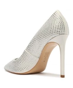 Sale Lou Crystal Satin Pump