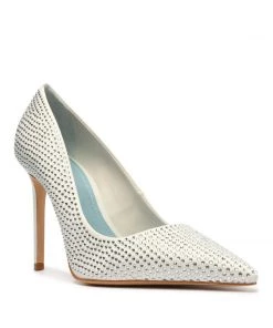Sale Lou Crystal Satin Pump