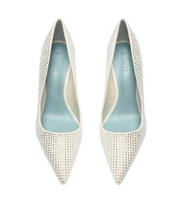 Sale Lou Crystal Satin Pump