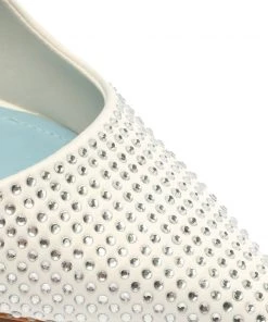 Sale Lou Crystal Satin Pump