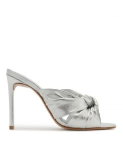 Pre Fall 22 Mindy Metallic Leather Sandal