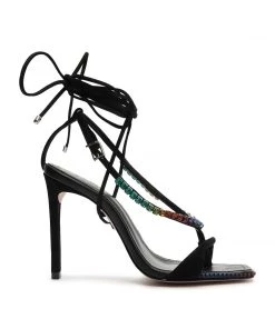 Sale Vikki Crystal Nubuck Sandal