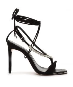 Sale Vikki Crystal Nubuck Sandal