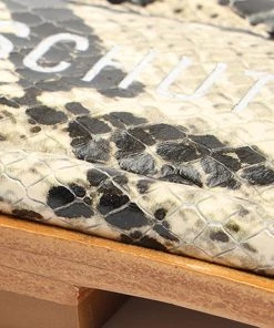 Sale Lovi Snake-Embossed Leather Flat