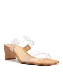 CO Taina Vinyl & Leather Sandal