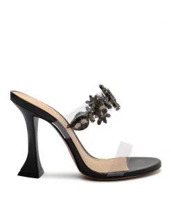 Sale Laureen Vinyl & Crystal Sandal