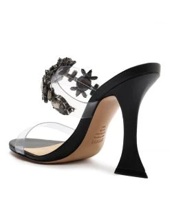 Sale Laureen Vinyl & Crystal Sandal
