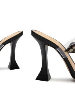 Sale Laureen Vinyl & Crystal Sandal