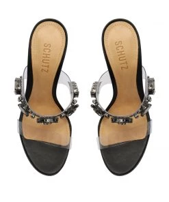 Sale Laureen Vinyl & Crystal Sandal