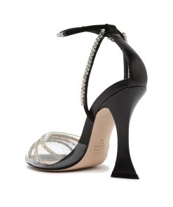 Sale Renah Leather & Rhinestones Sandal