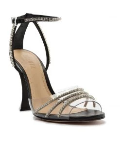 Sale Renah Leather & Rhinestones Sandal