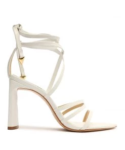 Sale Leaf Nappa Leather Sandal