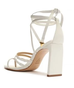 Sale Leaf Nappa Leather Sandal