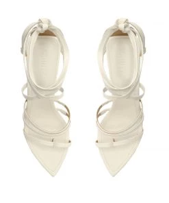 Sale Leaf Nappa Leather Sandal