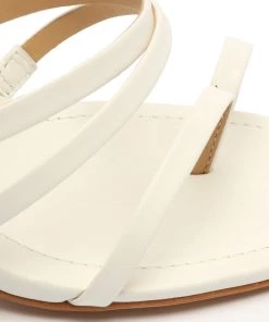 Sale Leaf Nappa Leather Sandal
