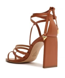 Sale Leaf Nappa Leather Sandal
