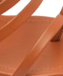 Sale Leaf Nappa Leather Sandal