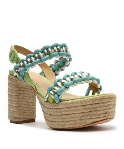 Sale Juliet Plataform Suede & Leather Sandal