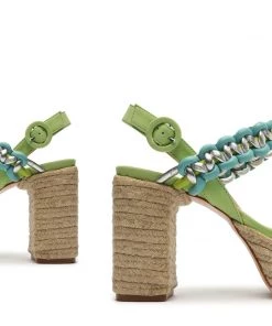 Sale Juliet Plataform Suede & Leather Sandal
