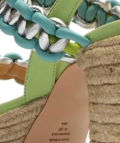 Sale Juliet Plataform Suede & Leather Sandal