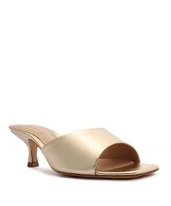 Spring 22 Dethalia Metallic Leather Sandal Sandals