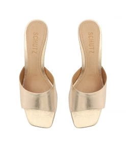 Spring 22 Dethalia Metallic Leather Sandal Sandals