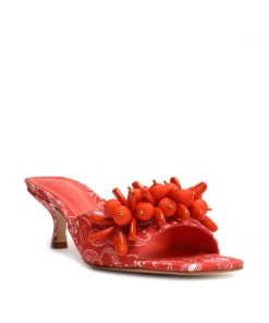 Sale Dethalia Beads & Fabric Sandal