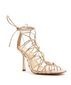 Spring 22 Sandals Heyde Metallic Leather Sandal