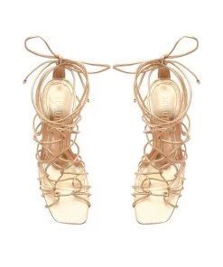 Spring 22 Sandals Heyde Metallic Leather Sandal