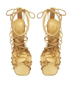 Pre Fall 22 Heyde Metallic Leather Sandal