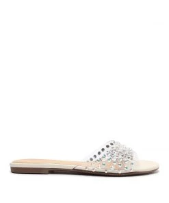 Sale Greece Vinyl Flat Sandal