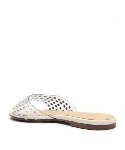 Sale Greece Vinyl Flat Sandal 9 Sale Greece Vinyl Flat Sandal