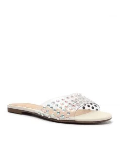 Sale Greece Vinyl Flat Sandal