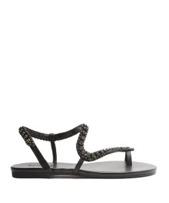 Sale Court Leather Sandal