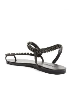 Sale Court Leather Sandal